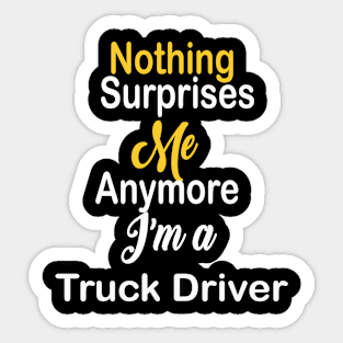 Truck Driver Sticker